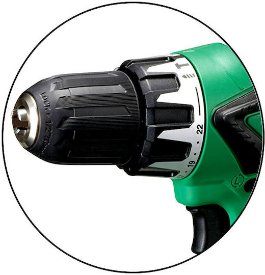 Hikoki DV18DJLWKP2Z Akkuschrauber Batterien 18V 2x1,5Ah