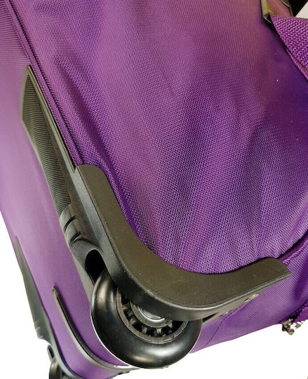 Diplomat ZC Sack Voyage 46lt Purple with Wheels Fabric Length 55xWidth 30xHeight 31cm
