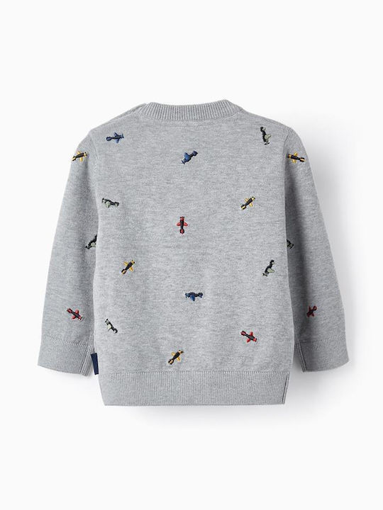 Zippy Kids Sweater Long Sleeve Gray