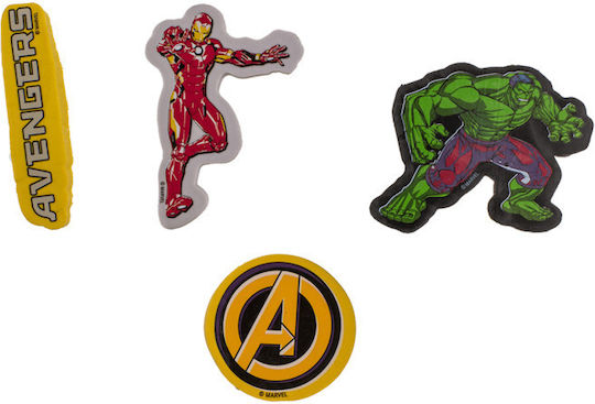 Disney Σετ Γόμες για Μολύβι Marvel Avengers 4τμχ