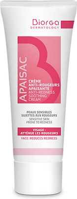 Biorga Apaisac Redness 24h Day/Night Cream Suitable for All Skin Types with Hyaluronic Acid 40ml