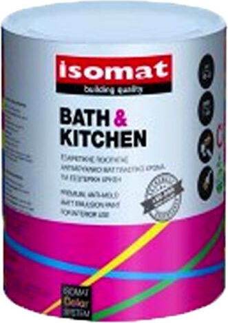 Isomat Bath & Kitchen Пластмасов Боя Антиплесенов за Вътрешен Употреба 750мл