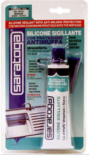 Saratoga Universale Sealant Silicone High Temperature for Wood Transparent 60ml