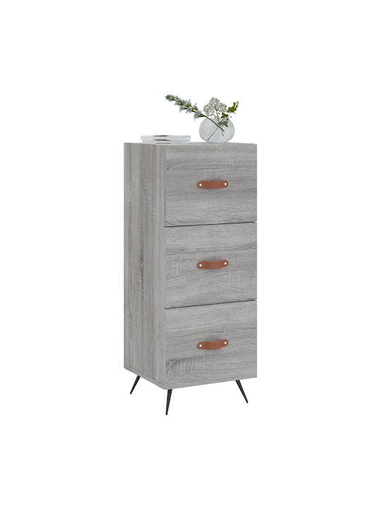 Drawers Storage Wooden L34.5xW34xH90cm