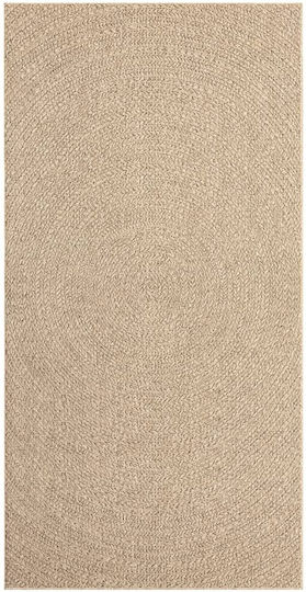 vidaXL Zizur Teppich Außenbereich Rechteckig aus Jute Beige