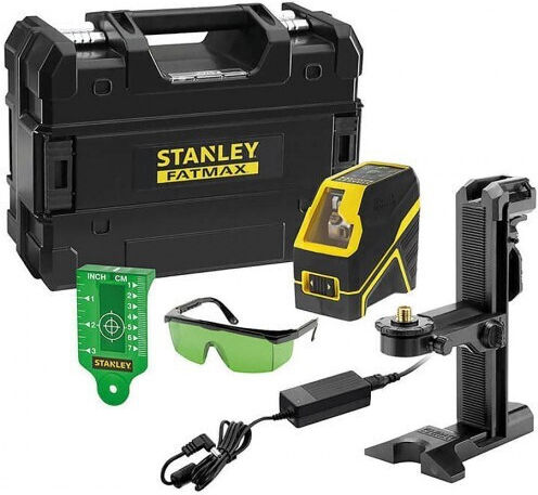 Stanley Αυτορυθμιζόμενο Γραμμικό Αλφάδι Laser Πράσινης Δέσμης με Εύρος Εργασίας 30m