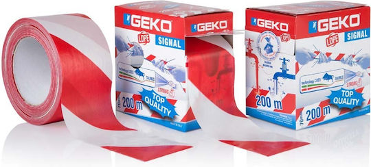 Geko Adhesive Marking Tape from Plastic 200m x 7cm