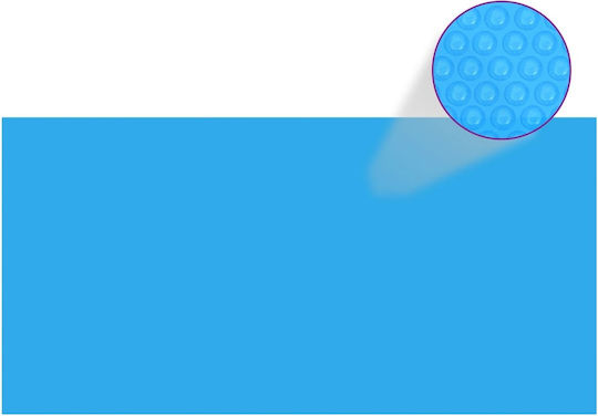 vidaXL Solar Rectangular Pool Cover Blue Pool Cover 400x200 cm made of Polyethylene 400x200cm 1pcs