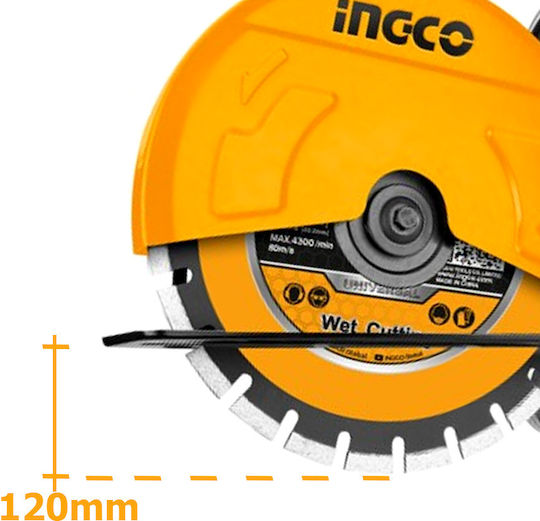 Ingco Electric Cut Off Saw with Diameter 355mm and Speed 4800rpm 2.8kW
