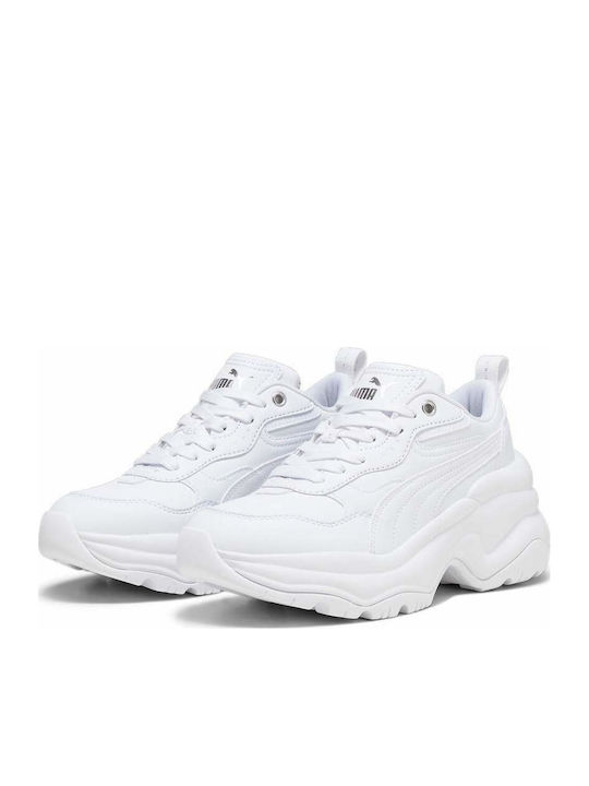 Cilia Γυναικεία Chunky Sneakers Λευκά