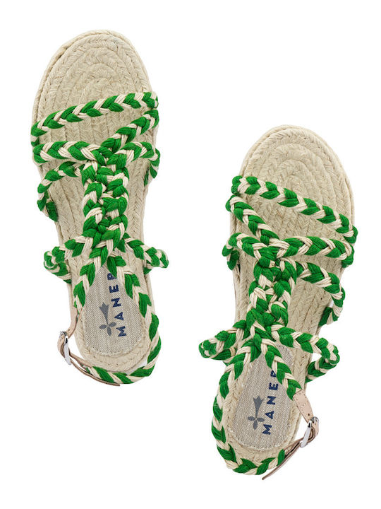 Yucatan Women's Flat Sandals Green