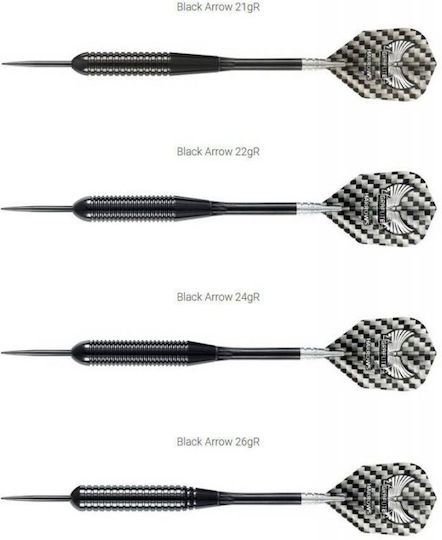 Harrows Black Arrow Steeltip Darts