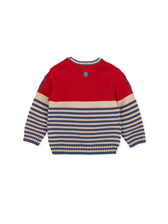 Tutto Piccolo Kids Sweater Long Sleeve Red