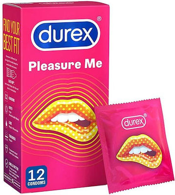 Durex Pleasure Me Ribbed Condoms 12pcs