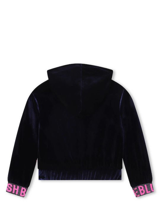 Billieblush Kinder Sweatshirt mit Kapuze Blau