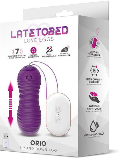 LateToBed Orio Vibrator Ei 8.7cm Purple