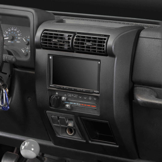 Πρόσοψη 2 Din για Jeep Wrangler 1997-2002