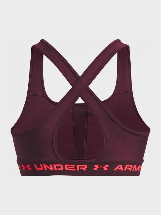 Women's Bra with Light Padding Burgundy