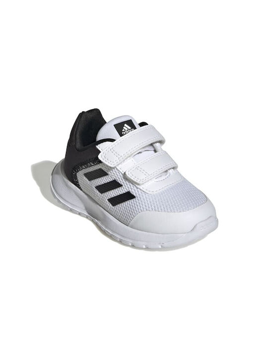 Adidas Αthletische Kinderschuhe Laufen Tensaur Run 2.0 mit Klettverschluss Cloud White / Core Black