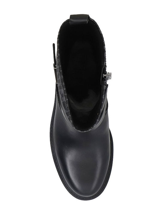 Taeta Leather Women's Ankle Boots Black