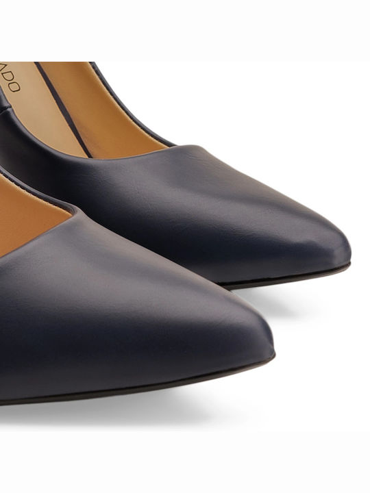 Pumps mit Stiletto-Absatz Blau