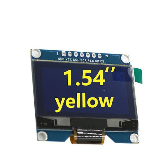 Haitronic Οθόνη OLED 1.54" (HR0164-YEL)