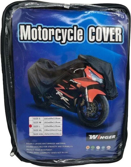 Winger Калъф за мотоциклет Водоустойчив MC01 XXL М264xШ104xВ130см.