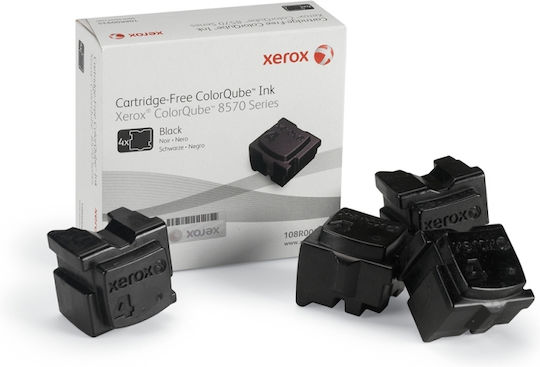Xerox Γνήσιο Πακέτο 4 Μελανιών Εκτυπωτή InkJet Μαύρο (108R00935)