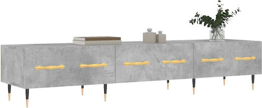 Έπιπλο Τηλεόρασης Γκρι Μ150xΠ36xΥ30cm