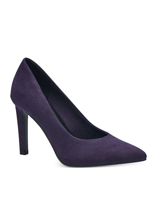 Suede Γόβες Μωβ