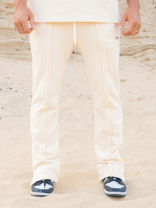 Jogginghose mit Gummizug Beige
