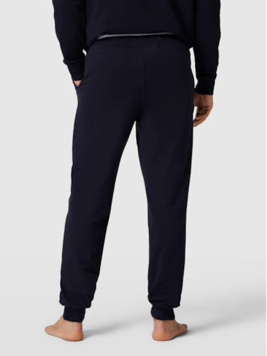 Guess Men's Sweatpants with Rubber Navy Blue