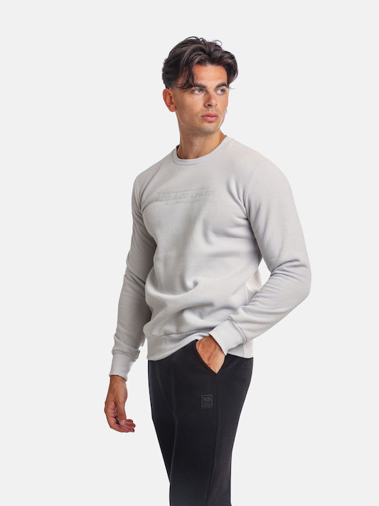 Paco & Co Herren Sweatshirt mit Kapuze Gray