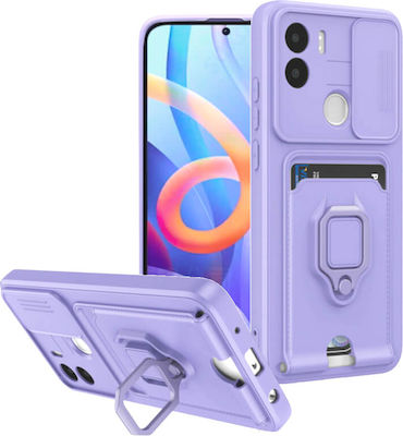 Bodycell Multifunction Coperta din spate cu curea Violet (Redmi A1+ / A2+) BM-00161