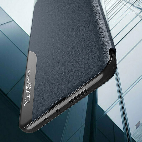 Techsuit eFold Series Back Cover Plastic / Piele Magnetic Albastru (Galaxy A30s)
