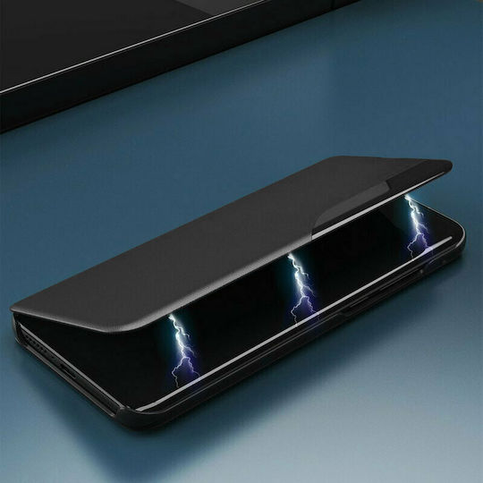 Techsuit eFold Series Buchen Sie Kunststoff / Leder Schwarz (OnePlus NordOppo A54 5G / A74 5G)