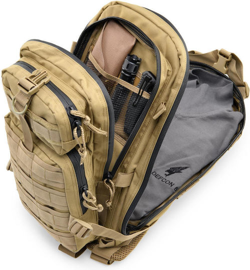 Defcon 5 Tactical Rucsac Militar Rucsacuri din Poliester Maro 35lt