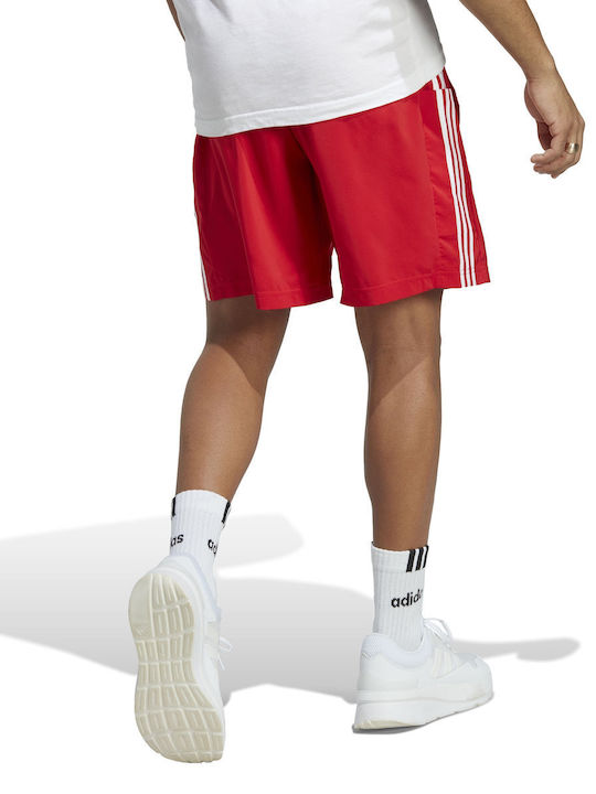 adidas Essentials Chelsea 3-Stripes Men's Athletic Shorts Red