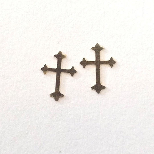 AGC Metallic for Nails Set of Crosses - Nail Decorations in Various Colors 1pcs