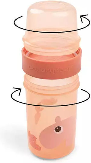 Done by Deer Plastic Kids' Food Container 0.32lt Papaya