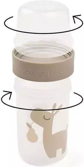 Done by Deer 2 Way Πλαστικό Παιδικό Δοχείο Φαγητού 0.32lt Lalee Sand