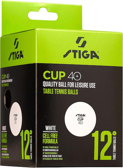 Stiga CUP Ping Pong Balls 12pcs