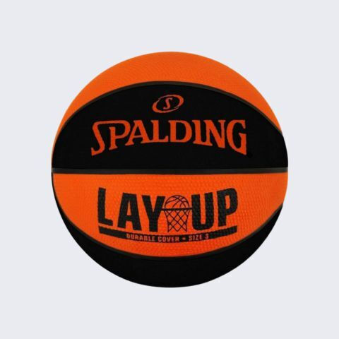 Spalding Basketball Draußen Lay up Orange/Schwarz Größe 7