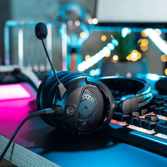 Audio Technica ATH-GDL3 Over Ear Gaming Headset με σύνδεση 3.5mm for PC