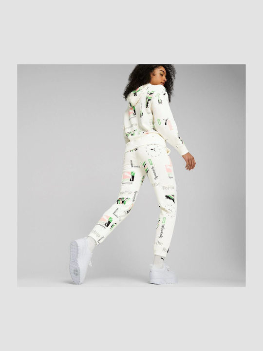 PUMA Classics Παντελόνι Φόρμας Λευκό