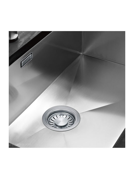 Franke Planar PPX 210-78 3011530197 Flush Mounted Sink Inox Satin W78xD51cm Silver