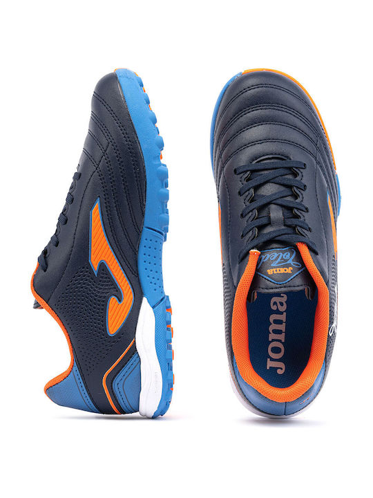 Joma Παιδικά Ποδοσφαιρικά Παπούτσια Toledo Rasen Navy Blue / Orange