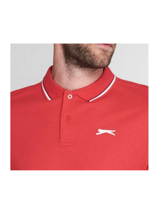 Slazenger Men's Short Sleeve Blouse Polo Red