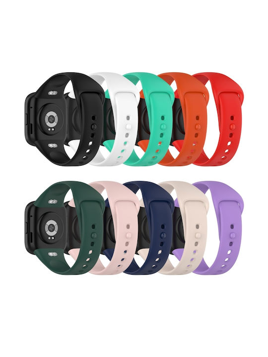 Loop Solid Color Λουράκι Σιλικόνης Πορτοκαλί (Redmi Watch 3)