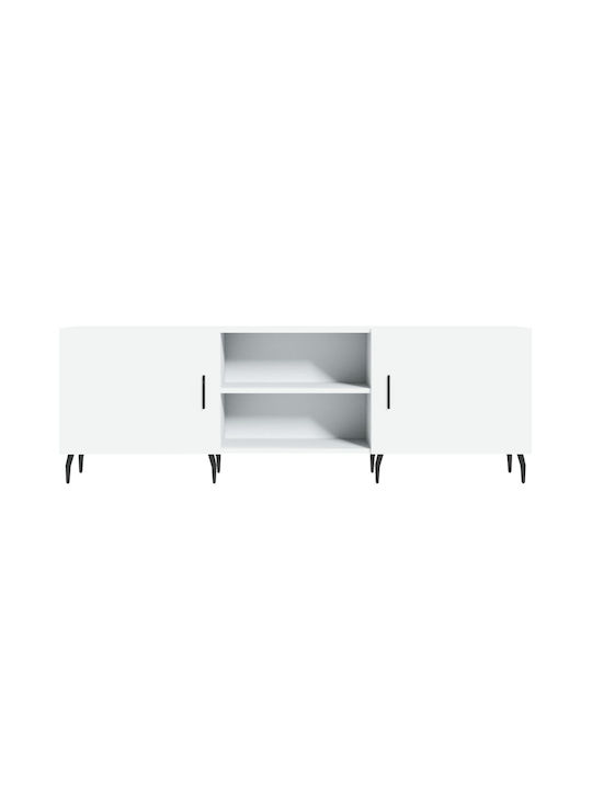 TV-Möbel Hölzernes Weiß L150xB30xH50cm